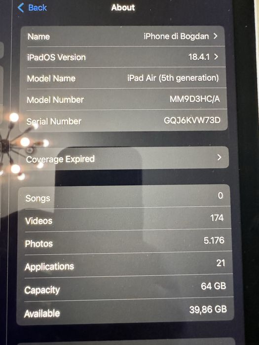 Ipad air 5th generation wifi