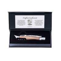 Джобно ножче с тирбушон Laguiole Style de Vie Luxury line Olive