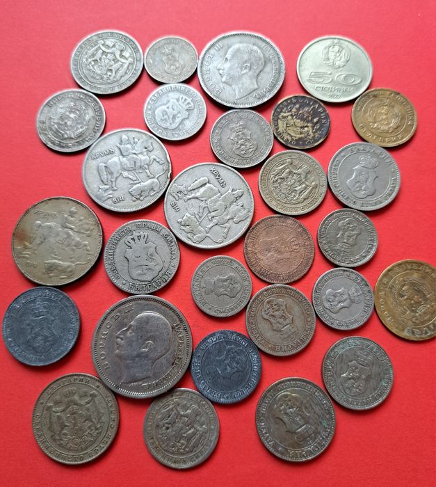 Стари български княжески, царски и соц монети