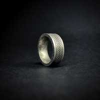Мъжки пръстен от неръждаема стомана - "Нишка"
