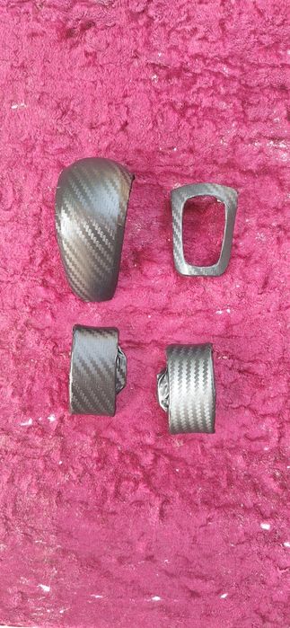 Карбон стиль для руля и коробки передач