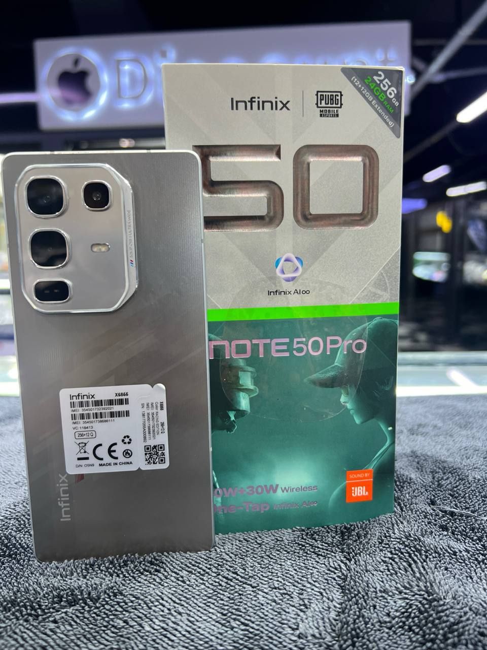 Infinix note 50 pro 5g aybi yoʻq 12+12/256 GB ideal