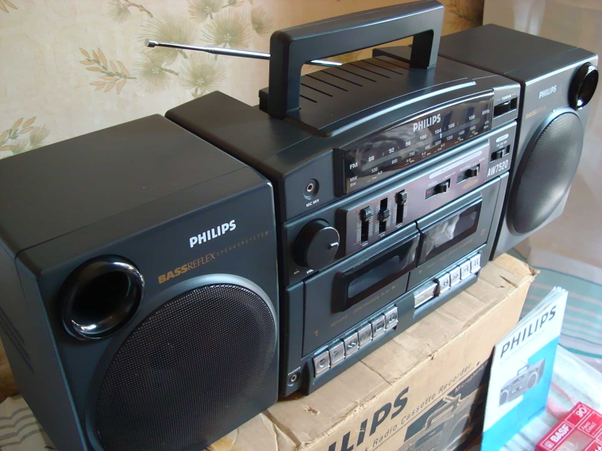 PHILIPS AW-7520/01. 1992 год. Магнитола.