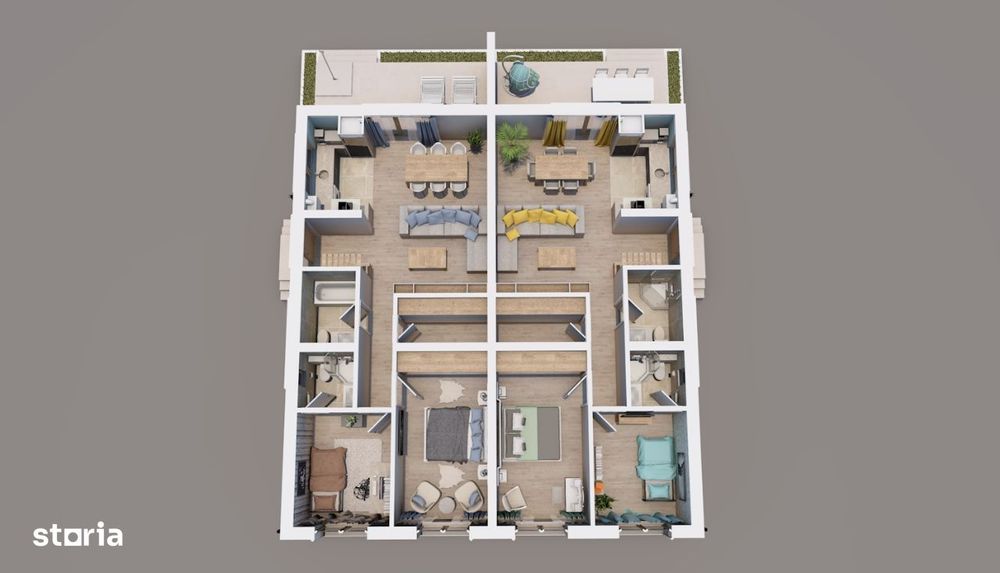 Jumatate duplex in Sacoșu Turcesc 90 000 euro la cheie