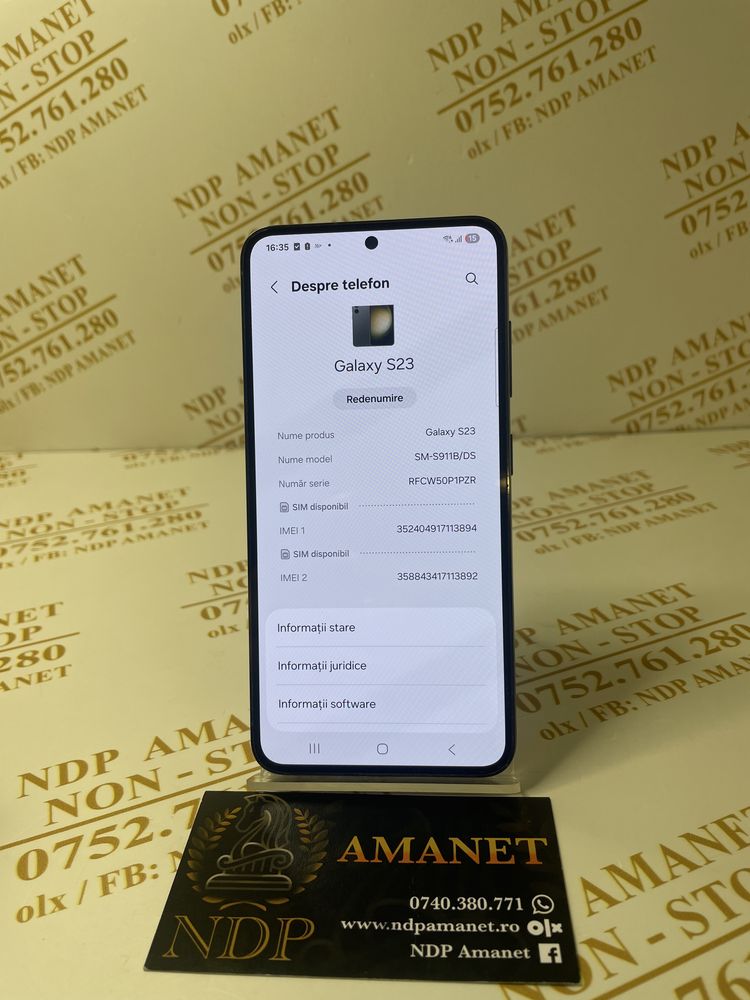NDP Amanet Braila Samsung S23( 40932)