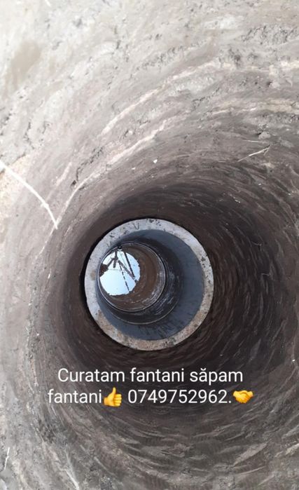 Curățim fântâni adâncime fântâni