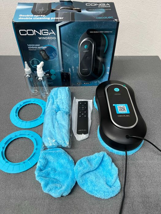 Робот за почистване на прозорци Cecotec Conga Windroid 1090