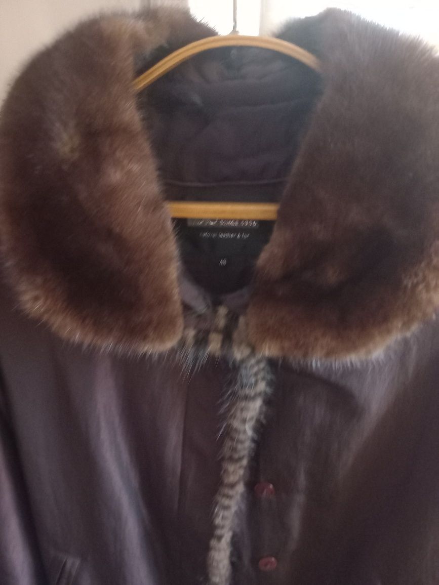 Зимнее пальто с норковым воротником, Турция