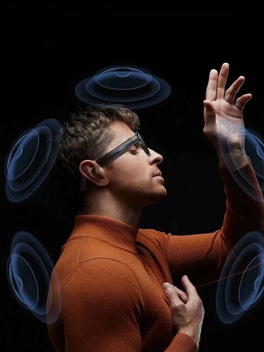 AI Smart Ko‘zoynak — 8 MP kamera (1080p), Bluetooth, 3 ta almashtirila