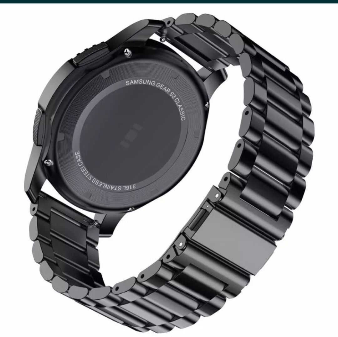 Метална Стоманена Верижка за часовник Huawei Watch GT3 GT4 GT5 Samsung