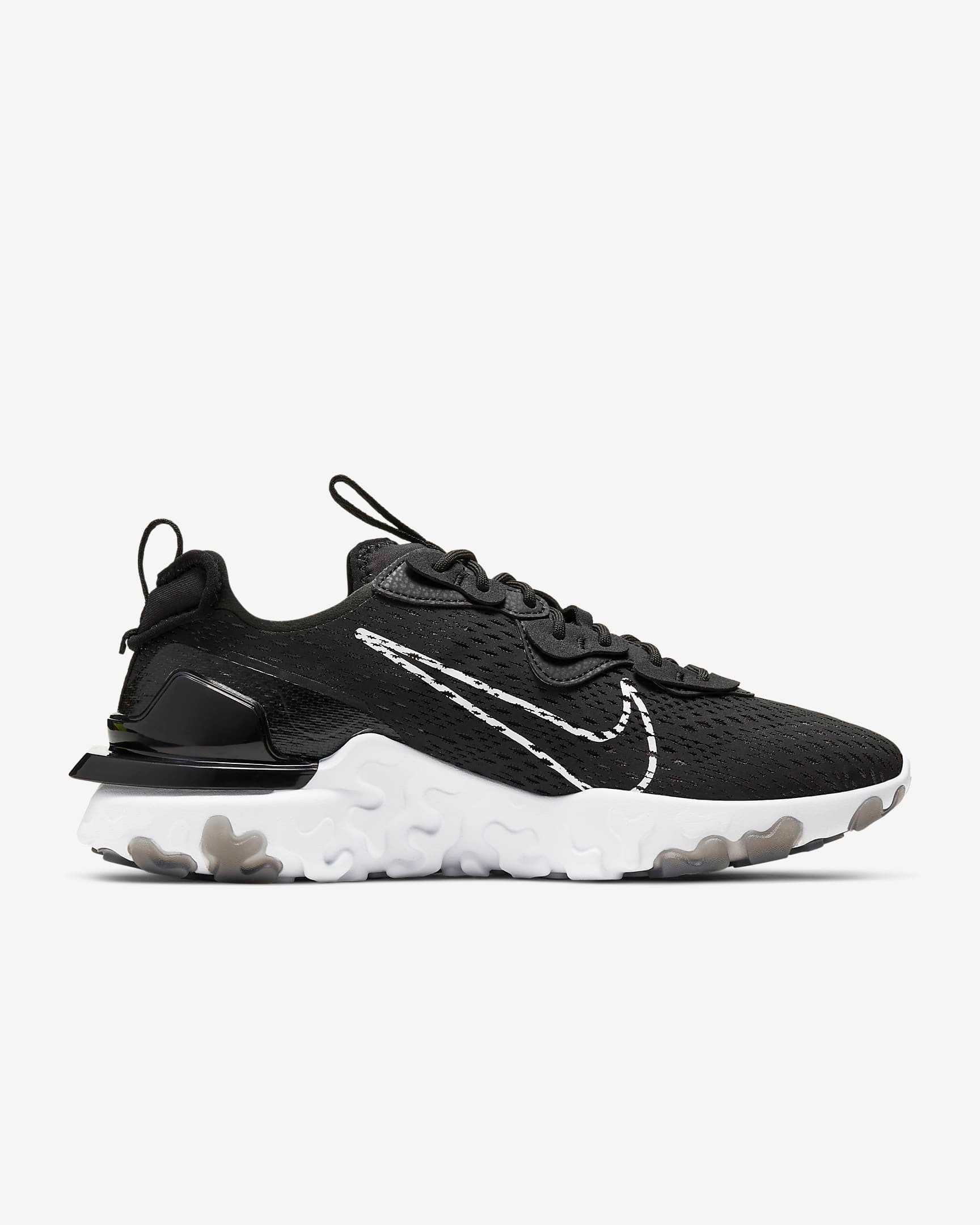 Nike React Vision Black White Men's Brand New