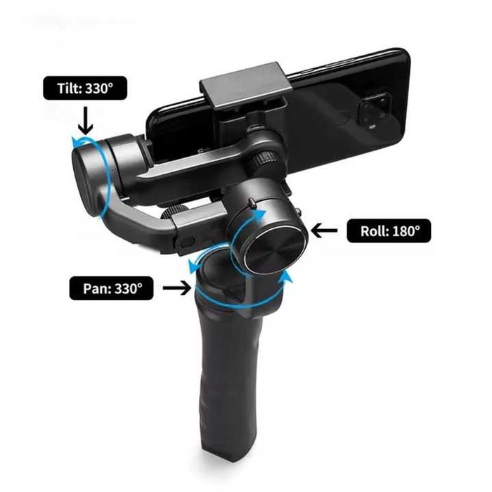 Sistem stabilizator imagine, Gimbal f6 cu 3 Axe Pentru Smartphone