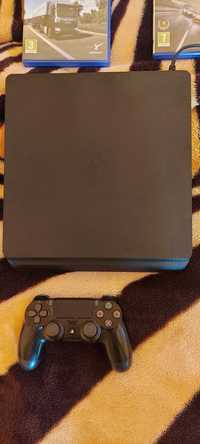 Vând playstation4 slim 1TB + 5 jocuri