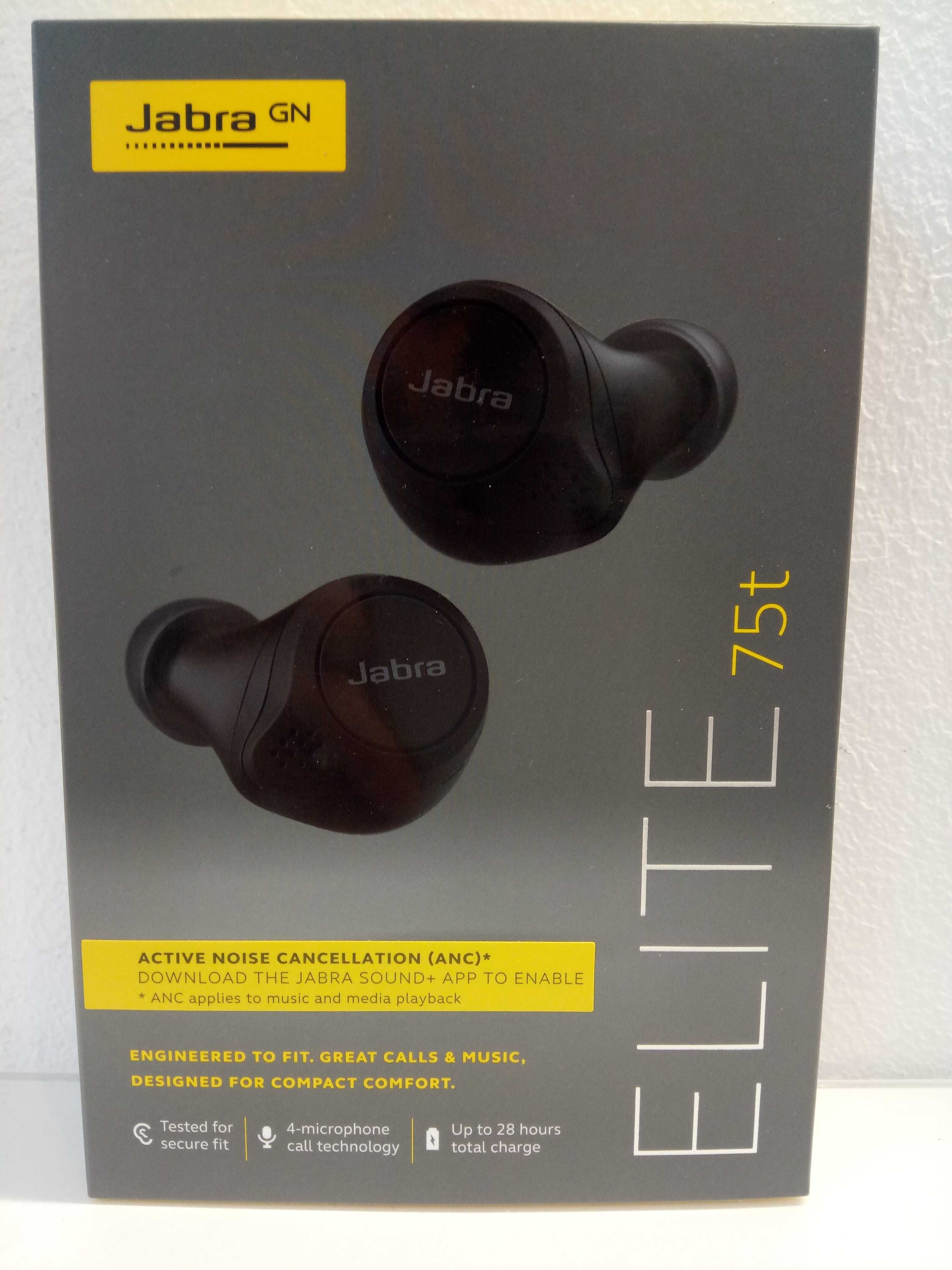 Casti JABRA ELITE 75T (tehnologie cu 4 microfoane)