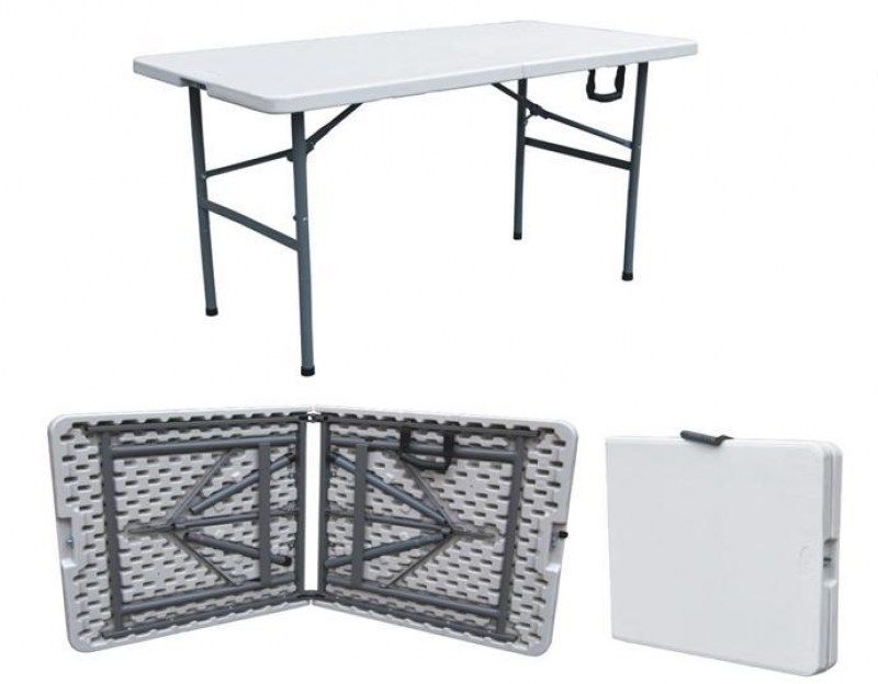 Стол складной пластиковый усиленный (120x60)