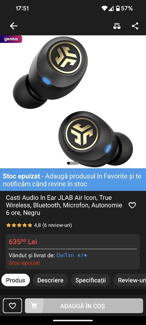 Jlab Air Icon Earbuds