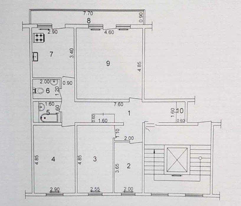 4-комнаты, Хамид Алимджан, Французская планировка, Центр