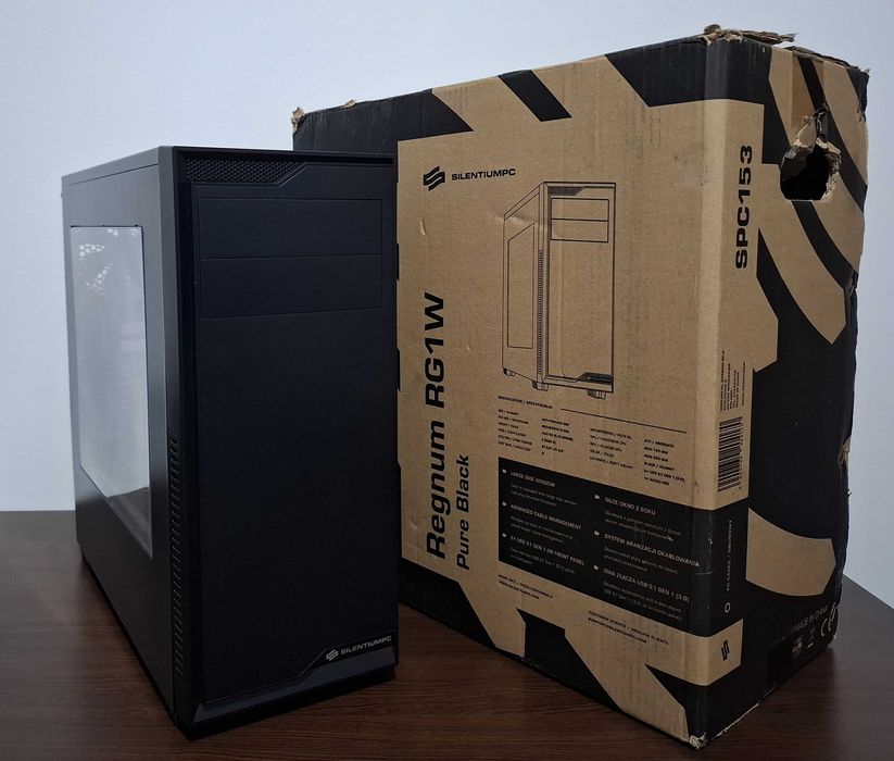 Carcasa PC - SilentiumPC Regnum RG1W Window Pure Black