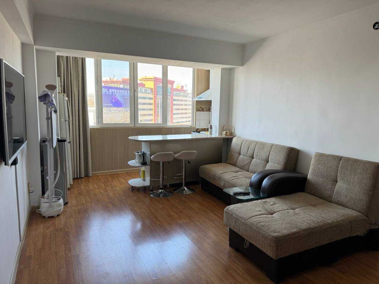 в центре столицы. пл;37м² ул. Шота Руставели, круг гостиницы "Россия".
