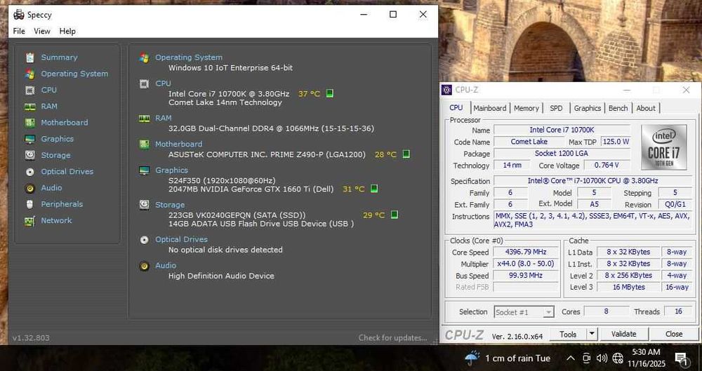 Procesor socket 1200 Intel Core i7-10700K 3.8Ghz Turbo 5.1Ghz