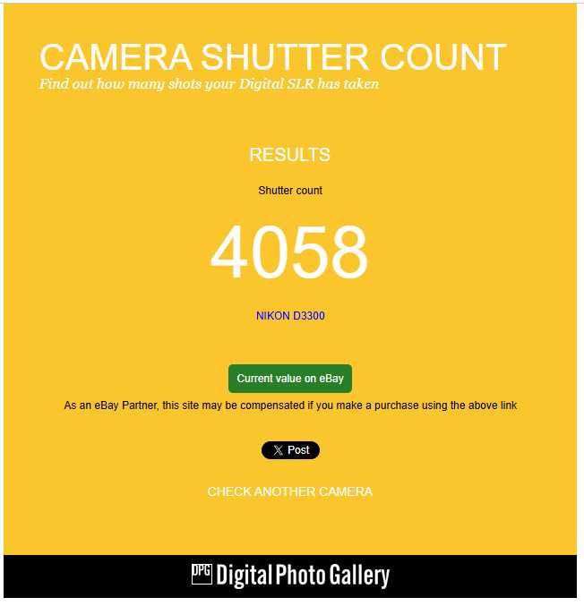 Camera foto DSLR NIKON D3300 4K Cadre