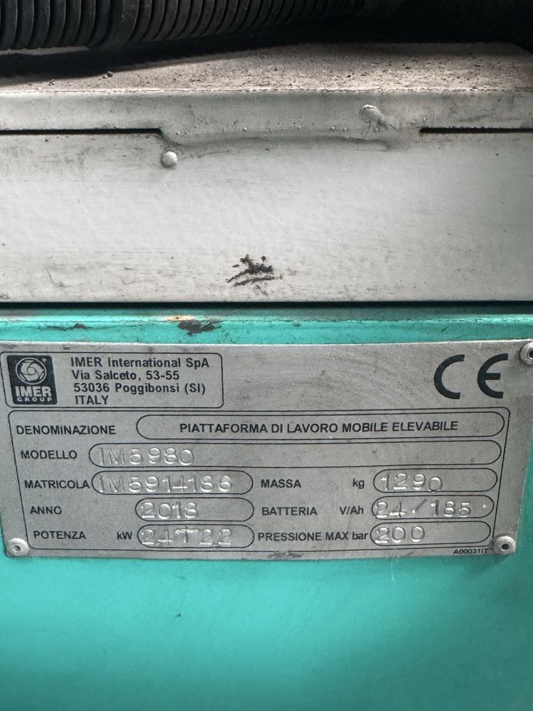 De vanzare / inchiriat Nacela electrica  imer im 5980