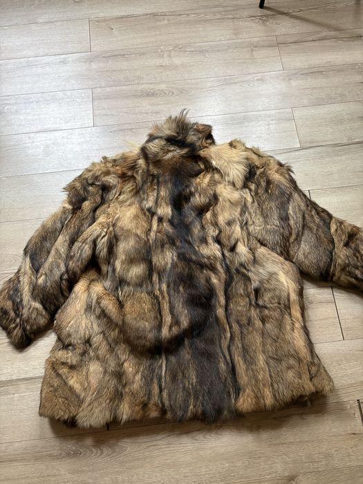 haina de blana de vulpe marimea XL