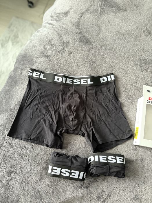 Diesel set 3 boxeri lungi culoare negru marimea M noi