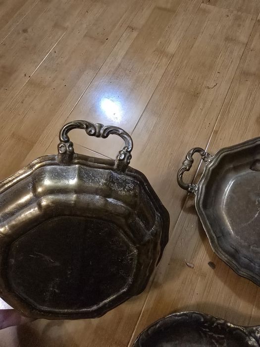 Lot 3  tavi realizate din bronz masiv