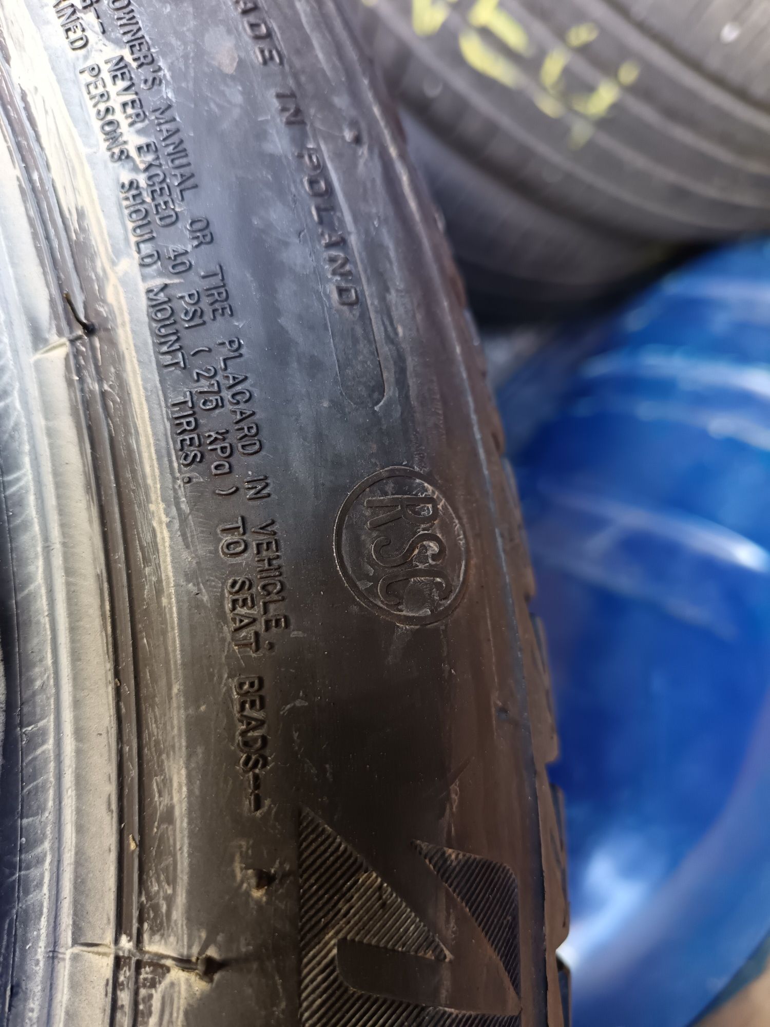 Anvelope vara 255 40 18 bridgestone runflat 6.5mm