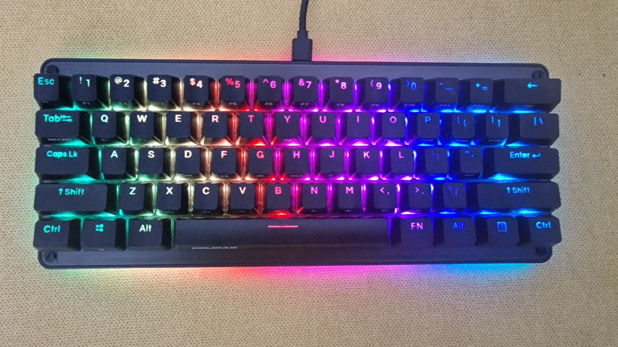 Механична Клавиатура Cougar PURI MINI RGB  - red switches