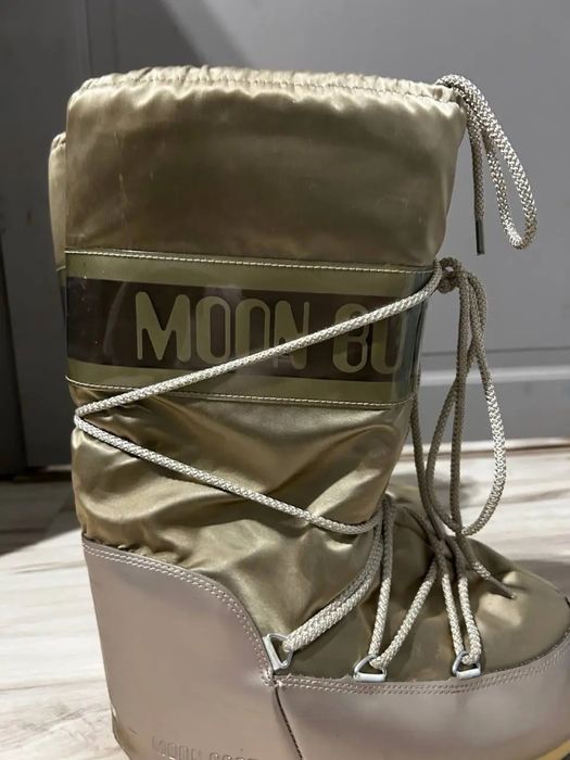 Moon boot glance rose gold