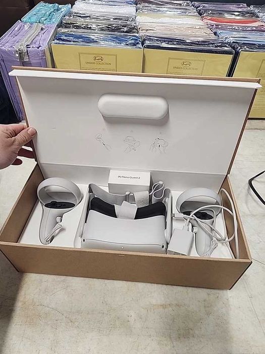 Ochelari VR Realitate Virtuala Meta Quest 2, 256 GB, Baterie externa