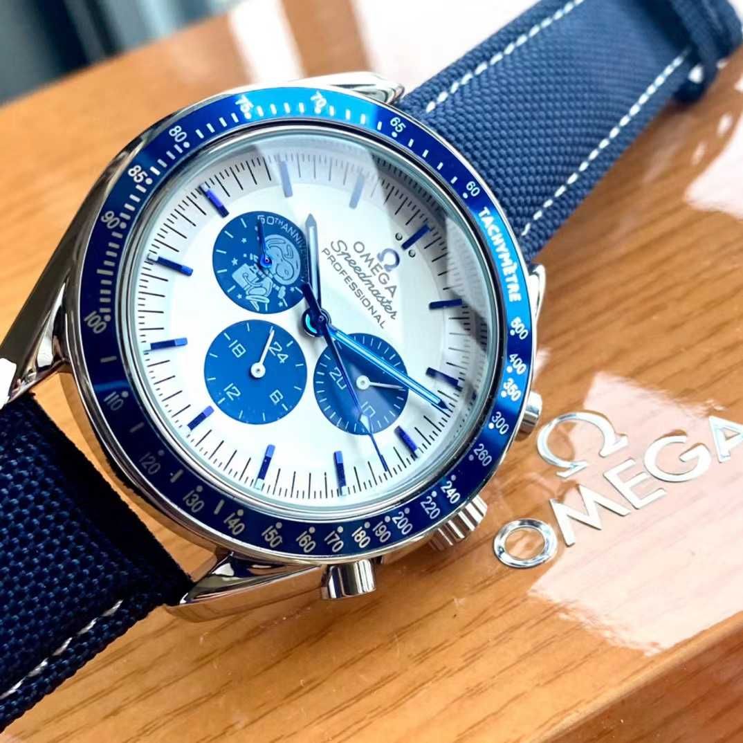 Ceas pentru bărbați OMEGA Speedmaster Silver Snoopy Quartz