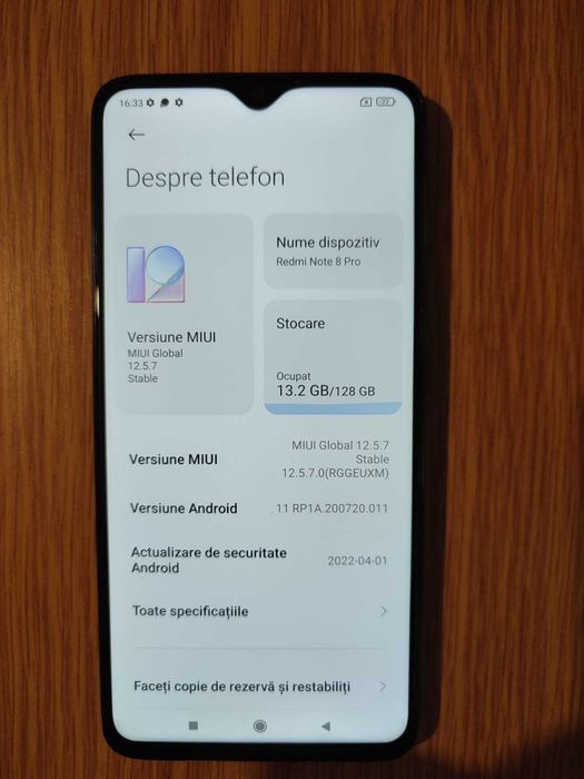 Redmi note 8 pro albastru