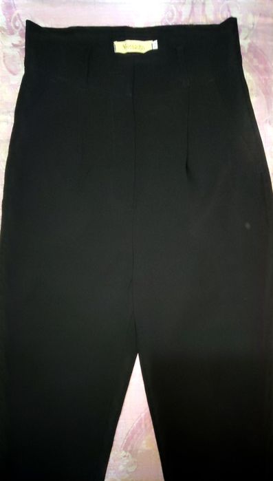 Штаны капри черный