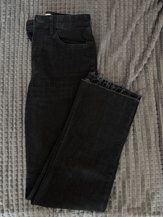 Дънки с камъчета Zara