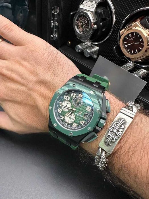 Audemars Piguet Offshore черно/зелено