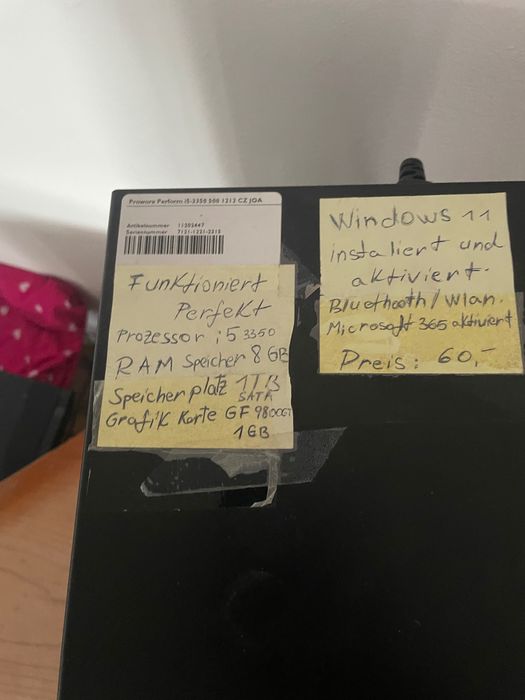 Vând unitate pc pentru office