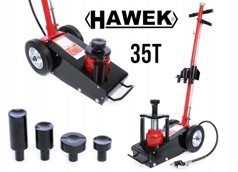 Крик 35тона пневмо-хидравличен HaWek