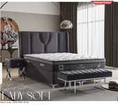 Тапицирана спалня Lady Soft - Leon Navy Blue