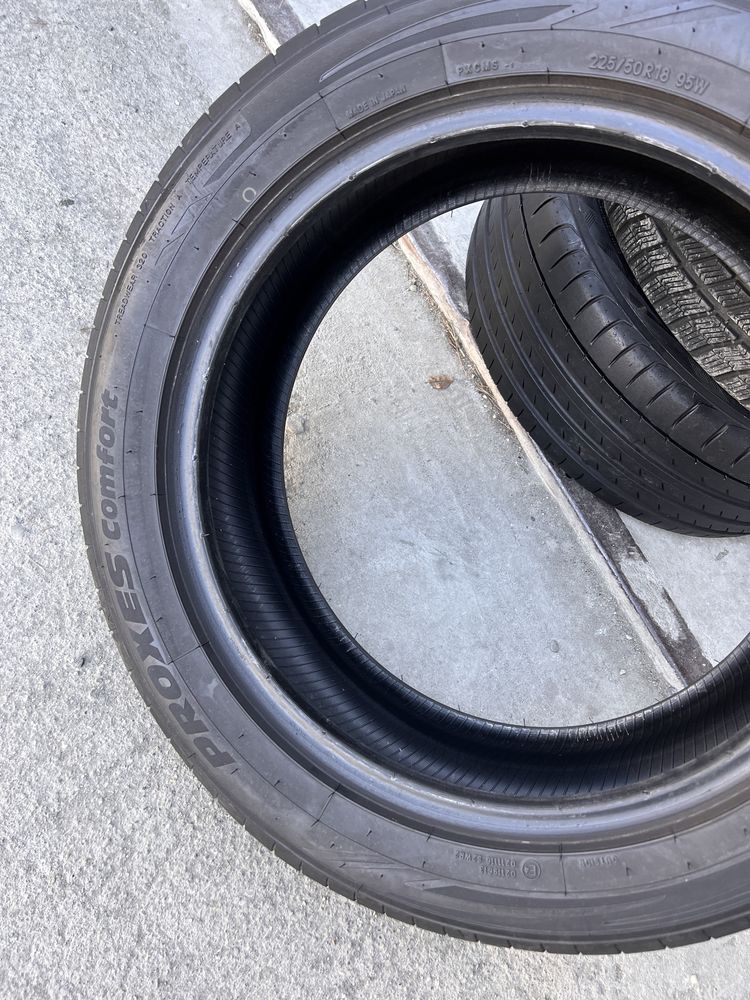 4 anvelope vara ca NOI 225/50/18 , Toyo , DOT 2022 , 7 mm