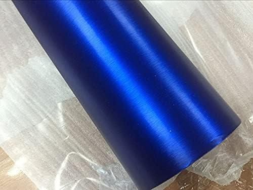 декоративно фолио wrap film series brushed ice blue синьо драскан ...