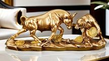 Статуетка бик и мечка /Wall Street bitcoin edition