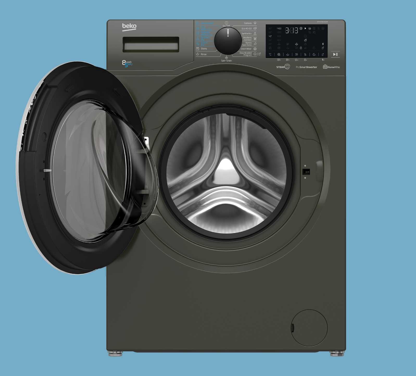 Пералня със сушилня Beko HTV8736XC0M (8 kg/5 kg, 1400 об/мин)