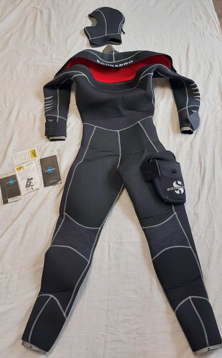 Costum neopren prof. scufundari SCUBAPRO Nova Scotia 6.5,mar. L+cagula