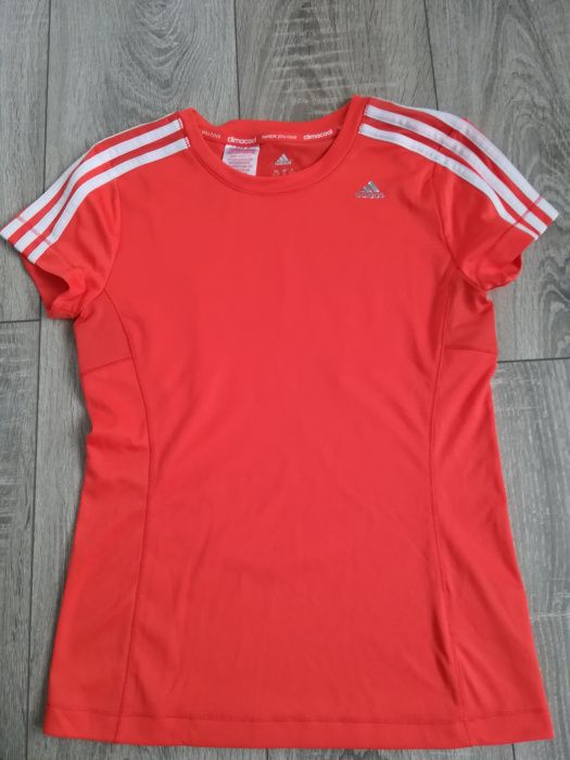 Tricou original portocaliu adidas climacool merge S-M