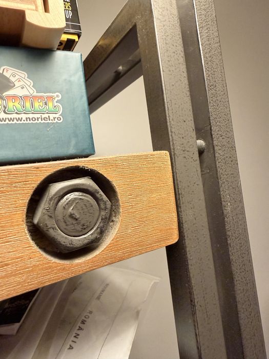 Set de mobilier în stil industrial pt sufragerie/camera de zi/birou