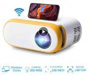1680x1050 1080P FULL HD HDMI WiFi Miracast Мултимедиа Проектор Андроид