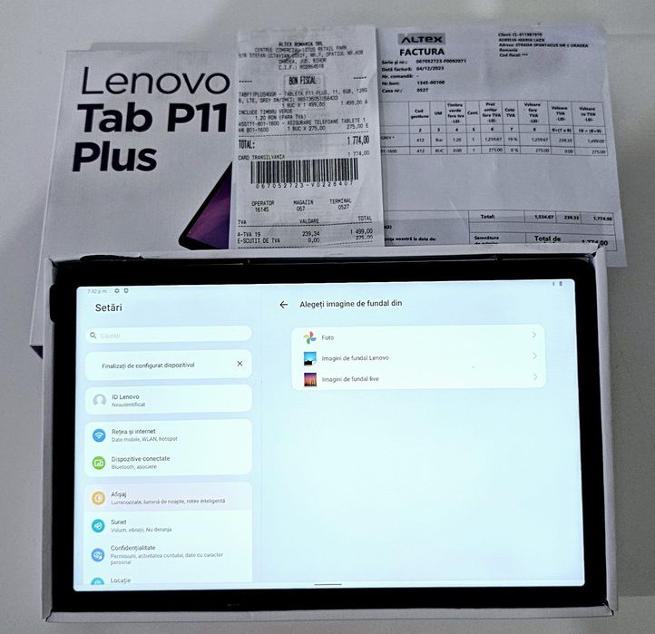 Tableta Lenovo P11 plus